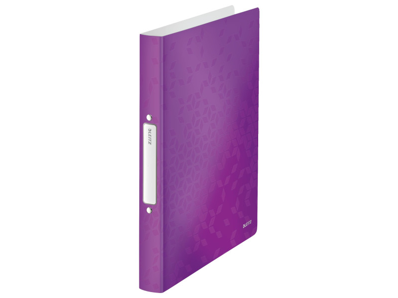 LEITZ Classeur à anneaux WOW, A4, PP, 2 anneaux, violet