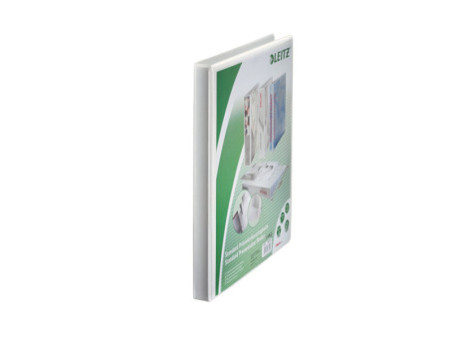 LEITZ Classeur de présentation à anneaux, format A4+, blanc,