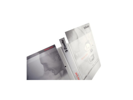 LEITZ Classeur de présentation à anneaux, format A4+, blanc,