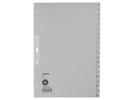 LEITZ Intercalaires en papier naturel, A-Z, A4 extra-large