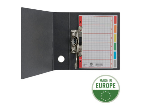 LEITZ Intercalaires en carton extra solide, en blanc, A5, 6