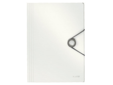 LEITZ Chemise à élastique Solid, A4, PP, blanc