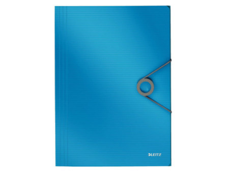LEITZ Chemise à élastique Solid, A4, PP, bleu clair