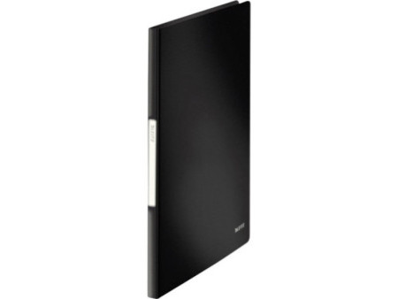 LEITZ Protège-documents Solid, A4, PP, 20 pochettes, noir