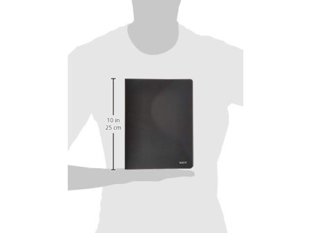 LEITZ Protège-documents Solid, A4, PP, 40 pochettes, noir