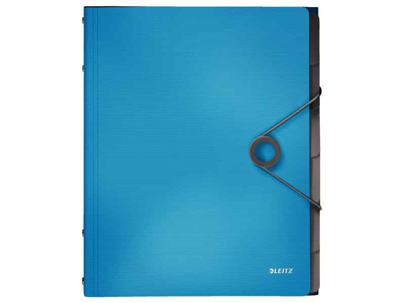 LEITZ Trieur Solid, A4, pp, 6 compartiments, bleu clair
