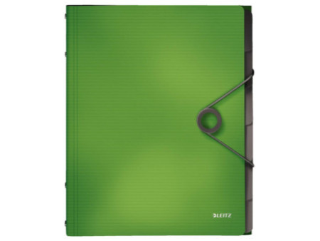 LEITZ Trieur Solid, A4, PP, 6 compartiments, vert clair
