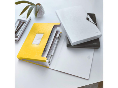 LEITZ Trieur ménager WOW, A4, PP, 6 compartiments, jaune