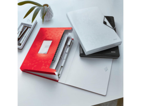 LEITZ Trieur ménager WOW, A4, PP, 6 compartiments, rouge