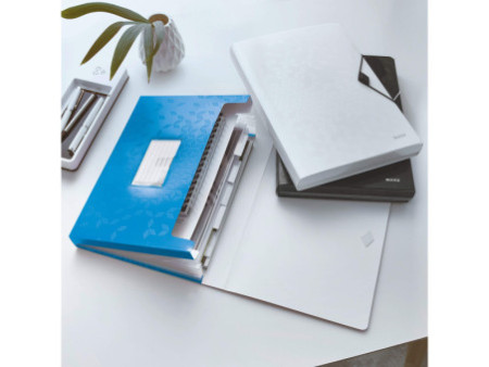 LEITZ Trieur ménager WOW, A4, PP, 6 compartiments, bleu