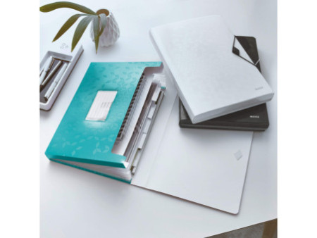 LEITZ Trieur ménager WOW, A4, PP, 6 compartiments, menthe