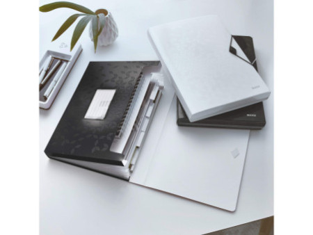 LEITZ Trieur ménager WOW, A4, PP, 6 compartiments, noir