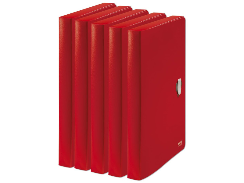 LEITZ Boîte de rangement Recycle, 30 mm, A4, PP, rouge