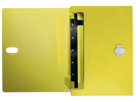 LEITZ Trieur ménager Recycle, A4, PP, 6 compartiments, jaune