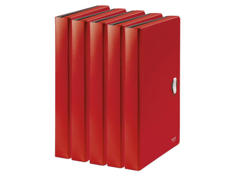 LEITZ Trieur ménager Recycle, A4, PP, 6 compartiments, rouge