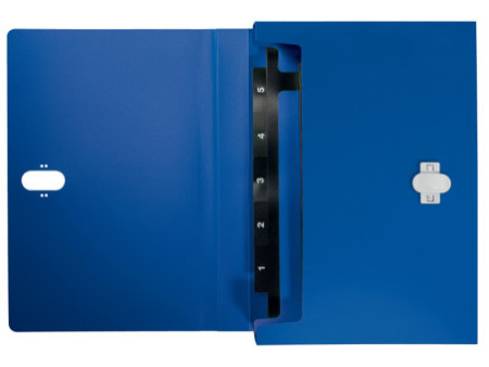 LEITZ Trieur ménager Recycle, A4, PP, 6 compartiments, bleu
