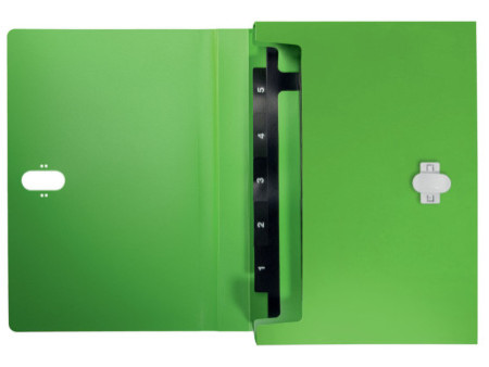 LEITZ Trieur ménager Recycle, A4, PP, 6 compartiments, vert