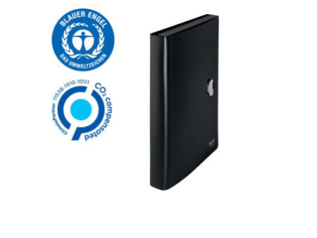LEITZ Trieur ménager Recycle, A4, PP, 6 compartiments, noir