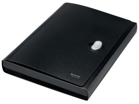 LEITZ Trieur ménager Recycle, A4, PP, 6 compartiments, noir