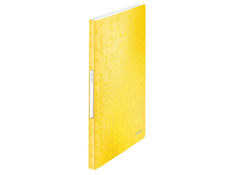 LEITZ Protège-documents WOW, A4, PP, 40 pochettes, jaune