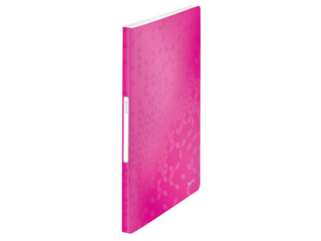 LEITZ Protège-documents WOW, A4, PP, 40 pochettes, rose