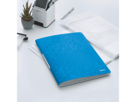 LEITZ Protège-documents WOW, A4, PP, 40 pochettes, bleu