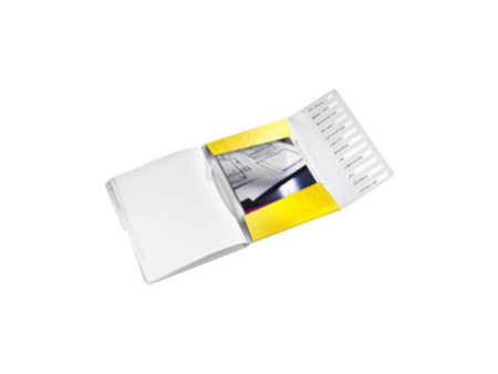 LEITZ Chemise de rangement WOW, A4, PP, jaune métallisé
