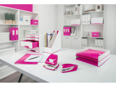 LEITZ Chemise de rangement WOW, A4, PP, rose métallisé