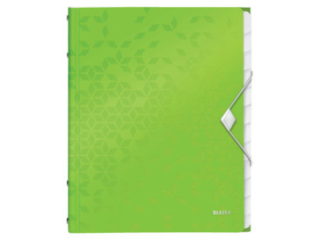 LEITZ Chemise de rangement WOW, A4, PP, vert métallisé