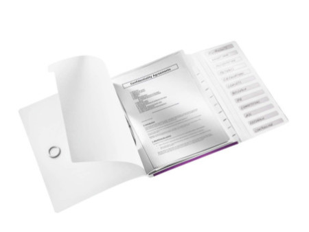 LEITZ Chemise de rangement WOW, A4, PP, violet