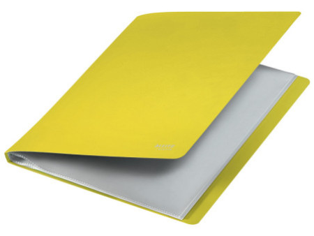 LEITZ Protège-documents Recycle, A4, PP, 20 pochettes, jaune