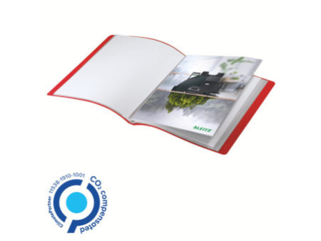 LEITZ Protège-documents Recycle, A4, PP, 20 pochettes, rouge
