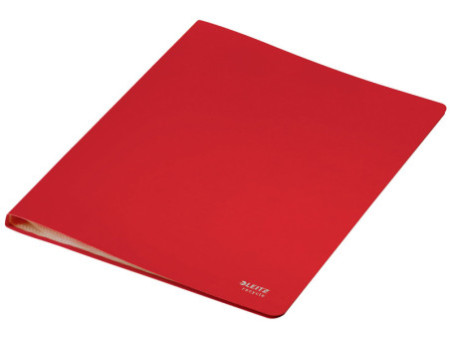 LEITZ Protège-documents Recycle, A4, PP, 20 pochettes, rouge