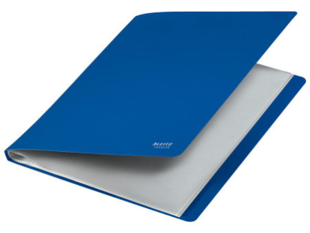 LEITZ Protège-documents Recycle, A4, PP, 20 pochettes, bleu