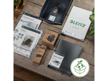 LEITZ Protège-documents Recycle, A4, PP, 40 pochettes, noir