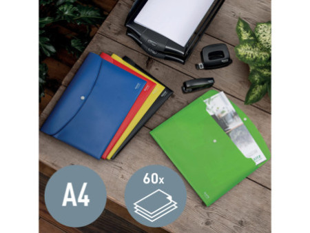 LEITZ Pochette à documents Recycle, A4, PP, jaune
