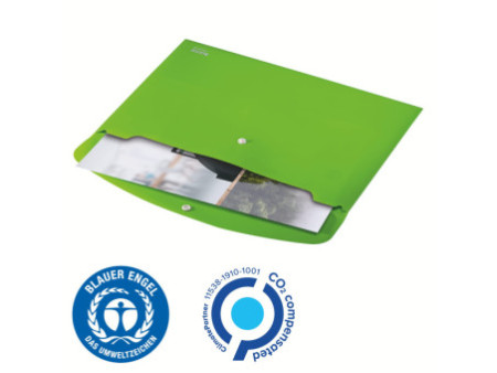 LEITZ Pochette à documents Recycle, A4, PP, vert