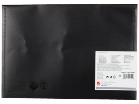 LEITZ Pochette à documents Recycle, A4, PP, noir