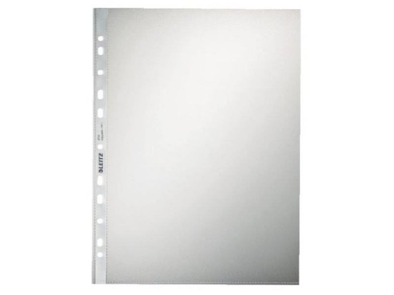 LEITZ pochette perforée, format A4, PP, grainé, 0,10 mm