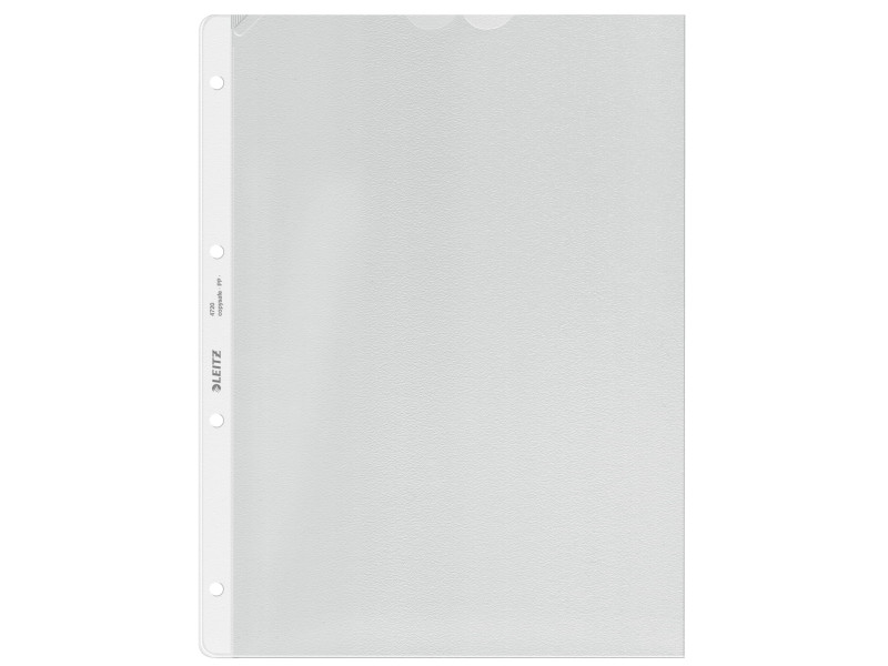 LEITZ Pochette perforée extra solide, format A4, PP, 0,13 mm
