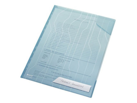 LEITZ Pochette CombiFile, A4, PP, 0,20 mm, bleu
