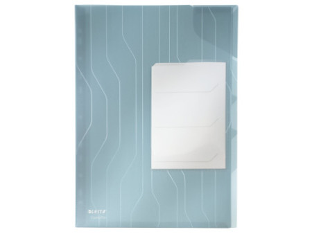 LEITZ chemise trieur CombiFile, A4, PP, bleu, 0,20 mm