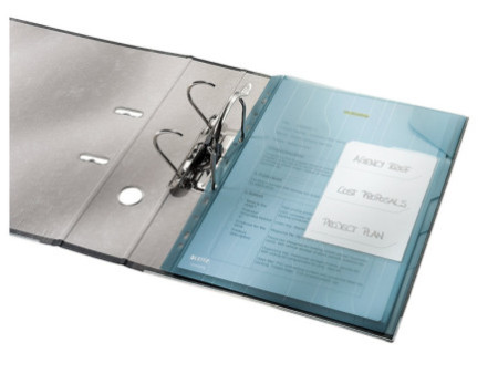 LEITZ chemise trieur CombiFile, A4, PP, bleu, 0,20 mm