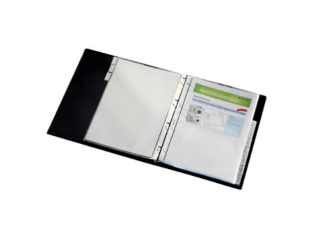LEITZ Pochettes intercalaires, en blanc, A4, PP,10 touches