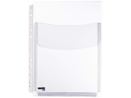 LEITZ Pochette perforée Maxi avec rabat, A4, PVC, grainée