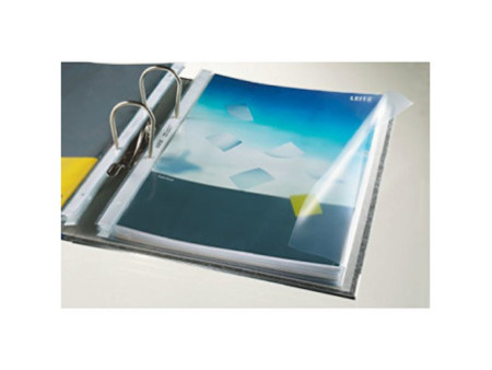 LEITZ Pochette perforée avec rabat, A4, PP, 0,12 mm