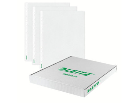 LEITZ Pochette perforée, A4, PP, grainé, 0,13 mm,