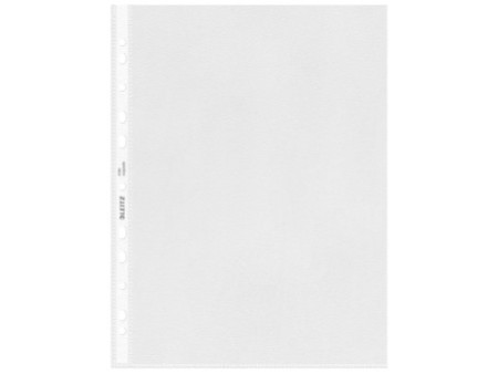 LEITZ pochette perforée, format A4, PP, grainé, 0,09 mm