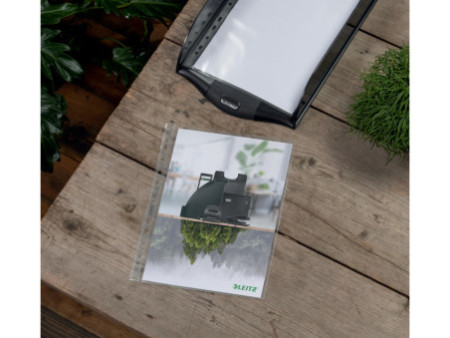 LEITZ Pochette perforée Recycle, A4, PP, grainé, 0,10 mm