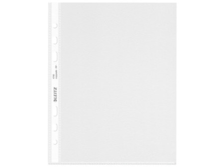 LEITZ Pochette perforée, format A5, PP, grainé, 0,08 mm,